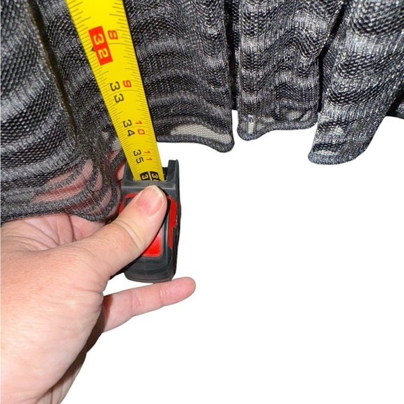 SL Fashions Black Mesh Stripe Sleeveless Dress 16W NWT - Picture 8 of 12